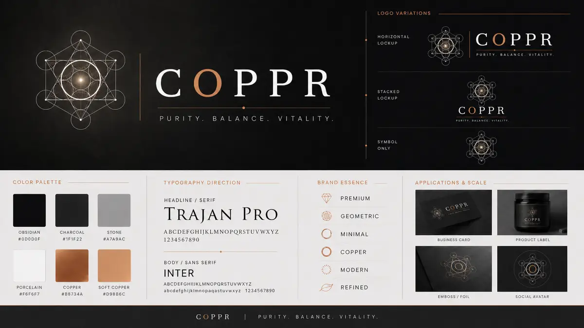 the coppr brand sheet