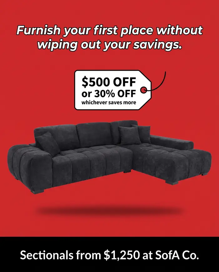 persona-targeted creative: the first-apartment furnisher