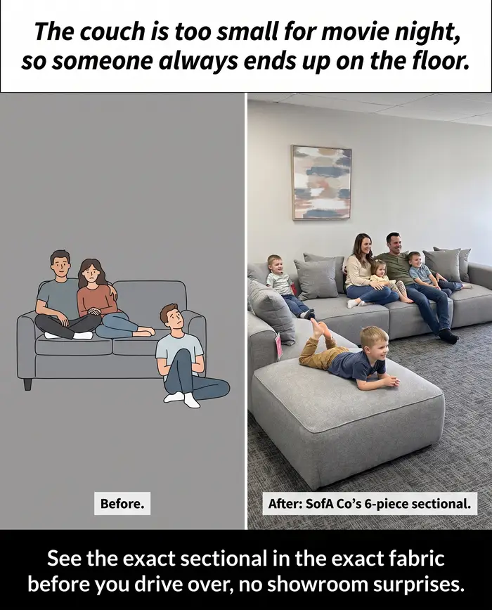 growing-family upgrader, before/after split